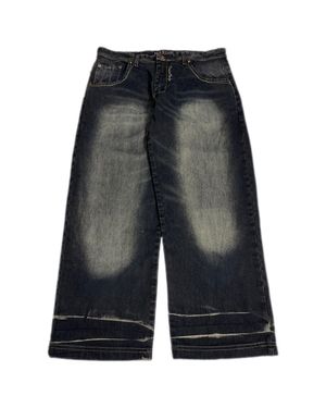 A Bathing Ape Streetwear Y2K Jeans Pria multicolor black