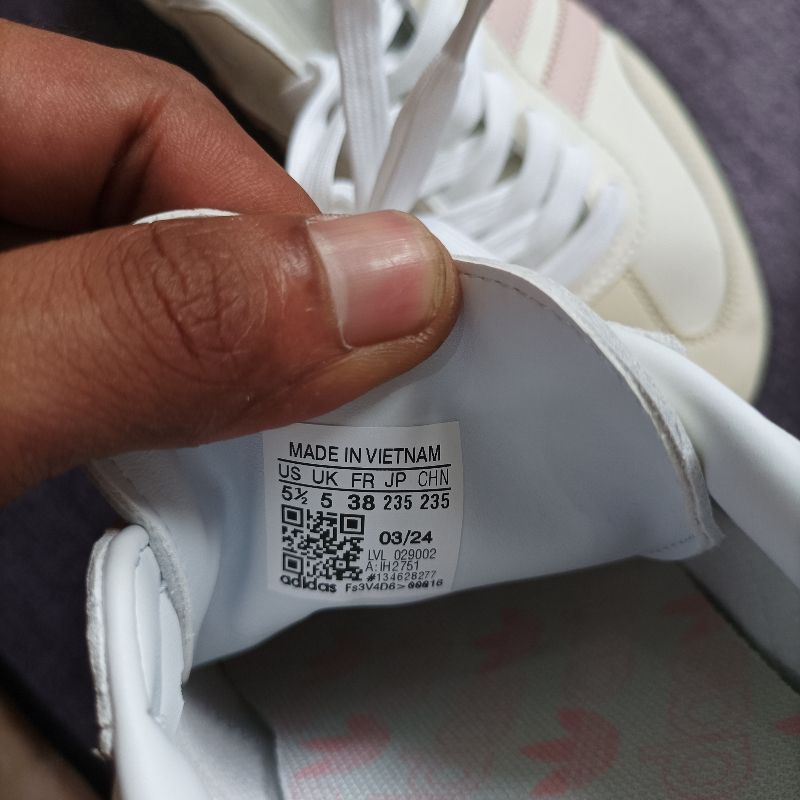 Adidas Streetwear Casual Sneakers Wanita white pink, foto 6
