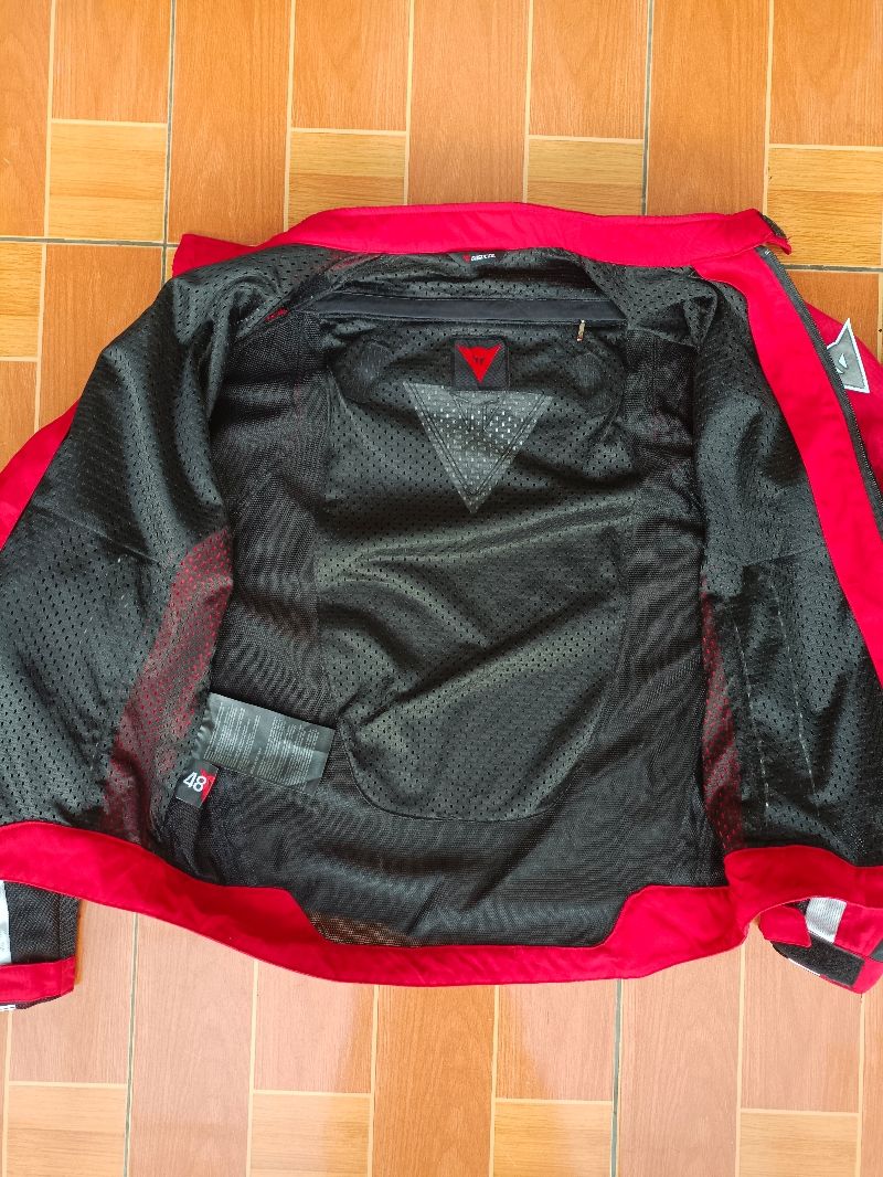 Luxury Biker Jumper Pria red black, foto 3