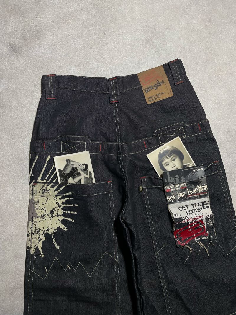 Emba Y2K Jeans Pria black, foto 8