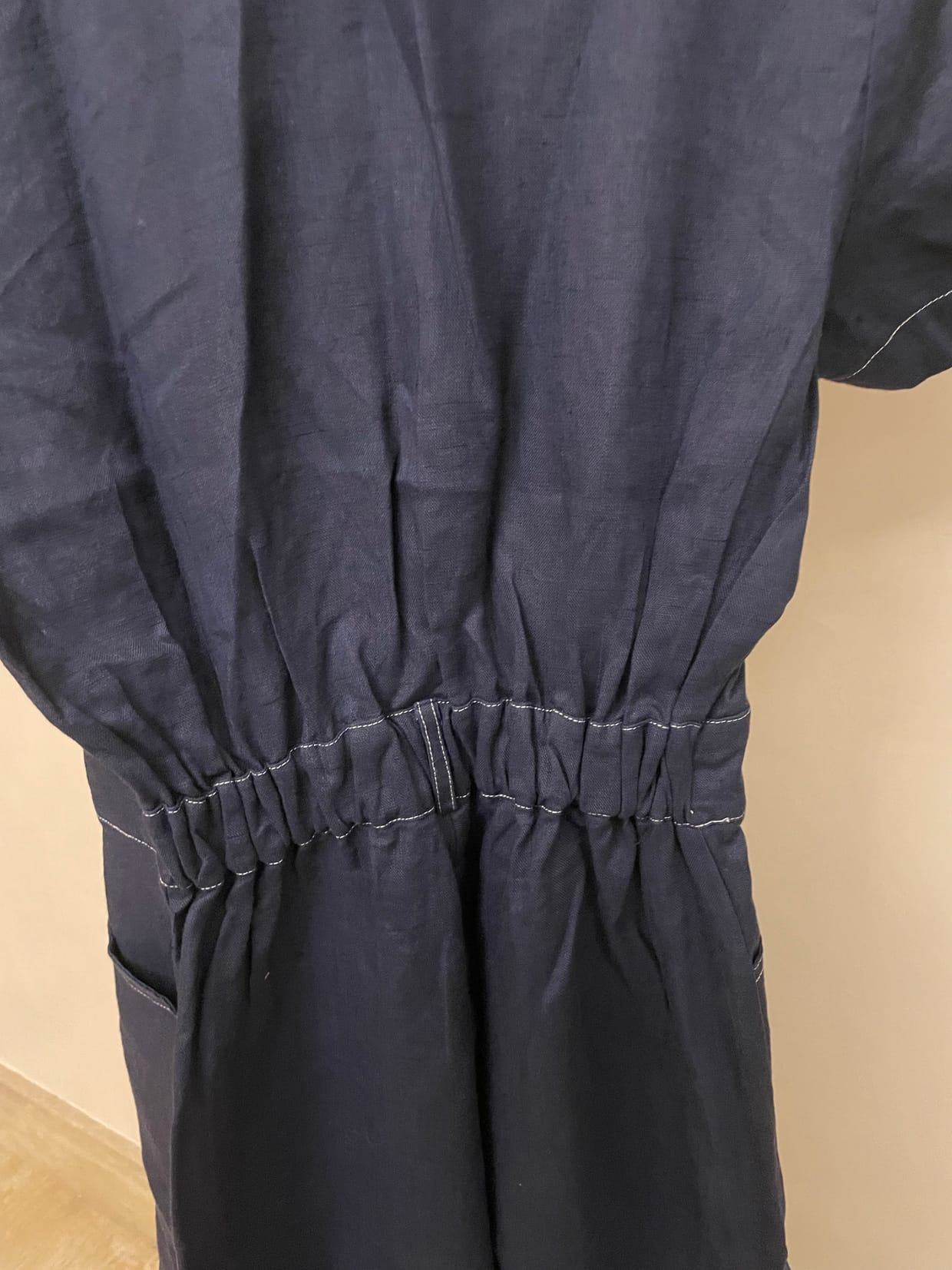 Minimalist Casual Wanita navy, foto 3
