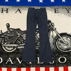 Wrangler Vintage Y2K Flare pants Wanita blue