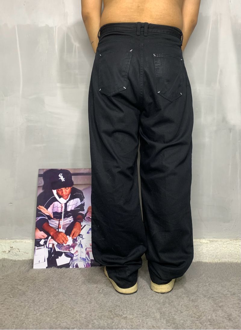 Y2K Jeans Pria black, foto 4