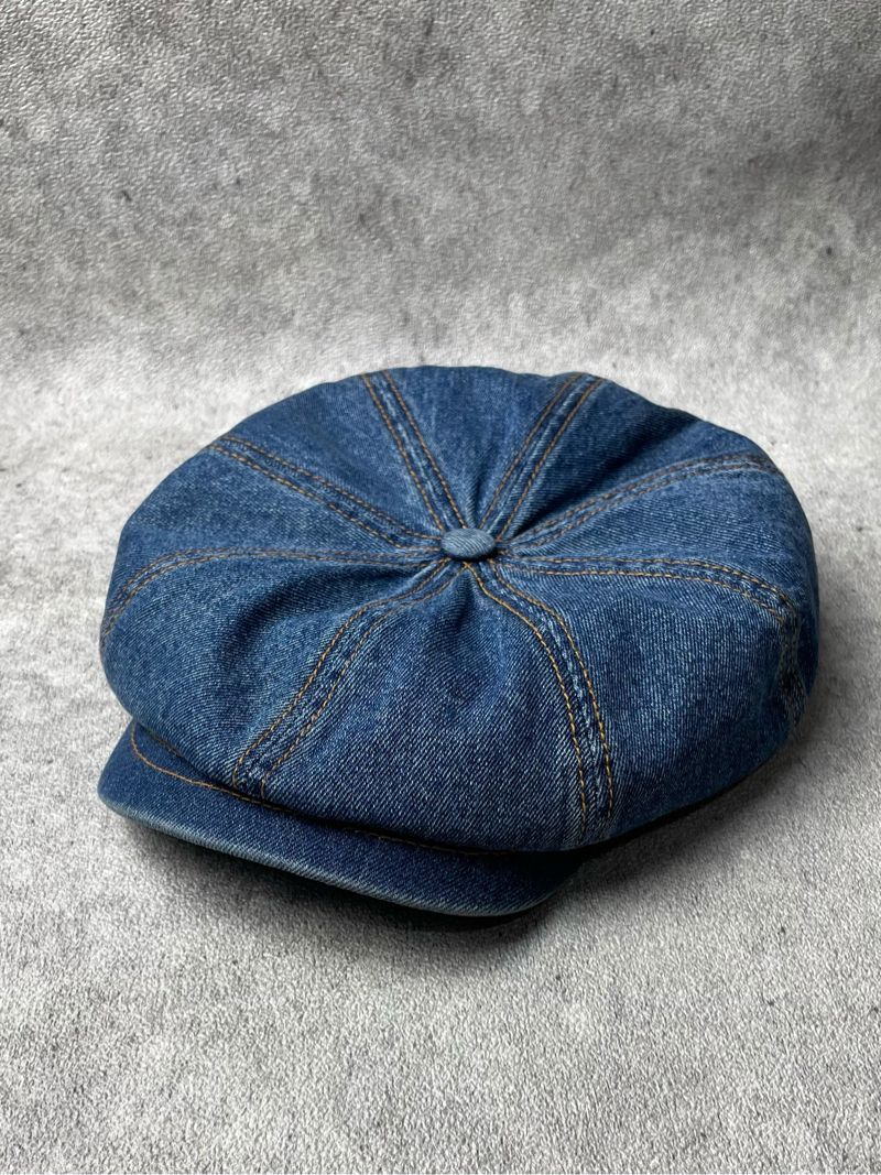 Vintage Hat Pria blue, foto 2
