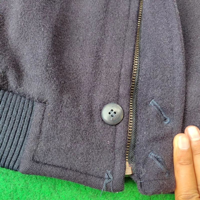 Pierre Cardin Casual Bomber jacket Pria black gray, foto 7