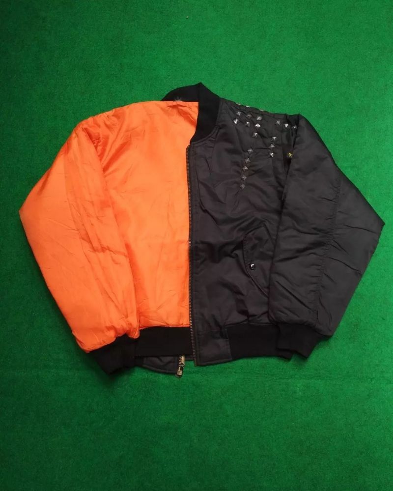 Casual Reworked Bomber jacket Pria black, foto 3