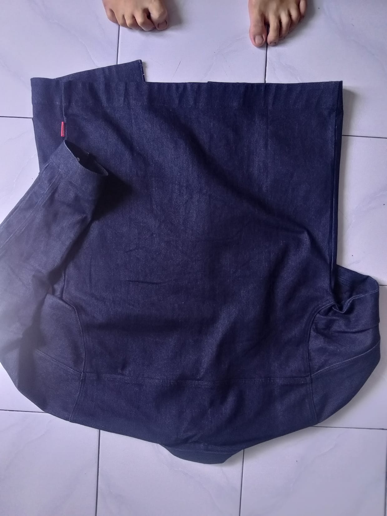 Vintage Casual Denim jacket Pria navy, foto 5