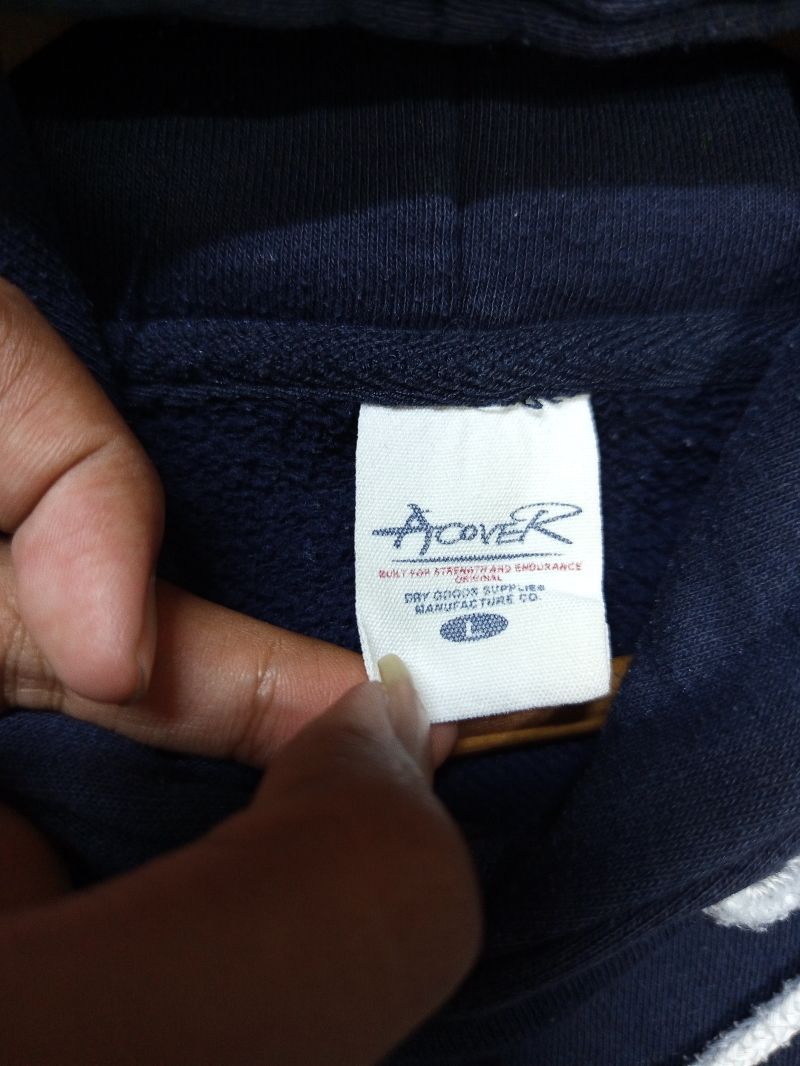 Minimalist Hoody Pria navy, foto 5