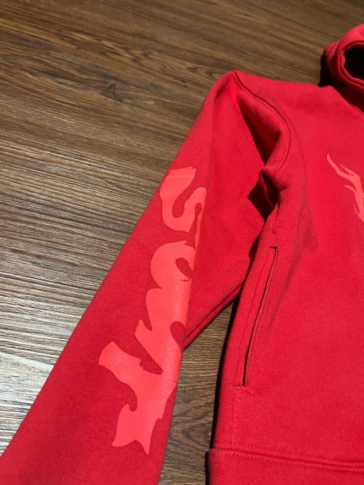 Vintage Y2K Hoody Pria red, foto 6