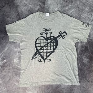 Vintage Grunge T-shirt Pria gray