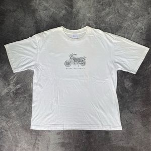 Vintage Streetwear T-shirt Pria white