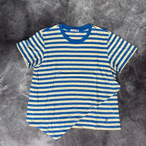 JW Anderson Streetwear Casual T-shirt Pria multicolor