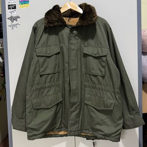 Japanese brand Vintage Streetwear Parka Pria green navy