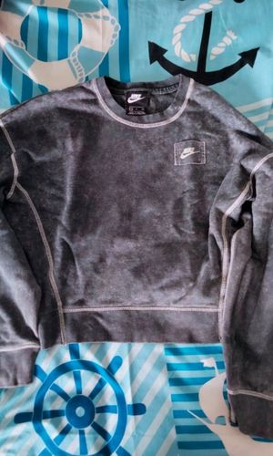 Nike Casual Sweatshirt Wanita black gray