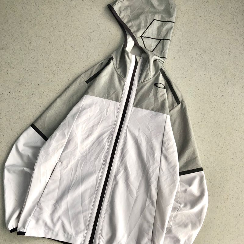 Oakley Skater Windbreaker Pria white, foto 2