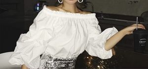 Vintage Fairy Blouse Wanita white