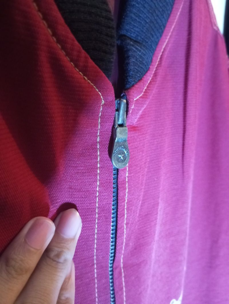Vintage Y2K Bomber jacket Pria red, foto 4