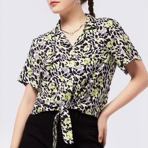 COLORBOX Vintage Shirt Wanita multicolor