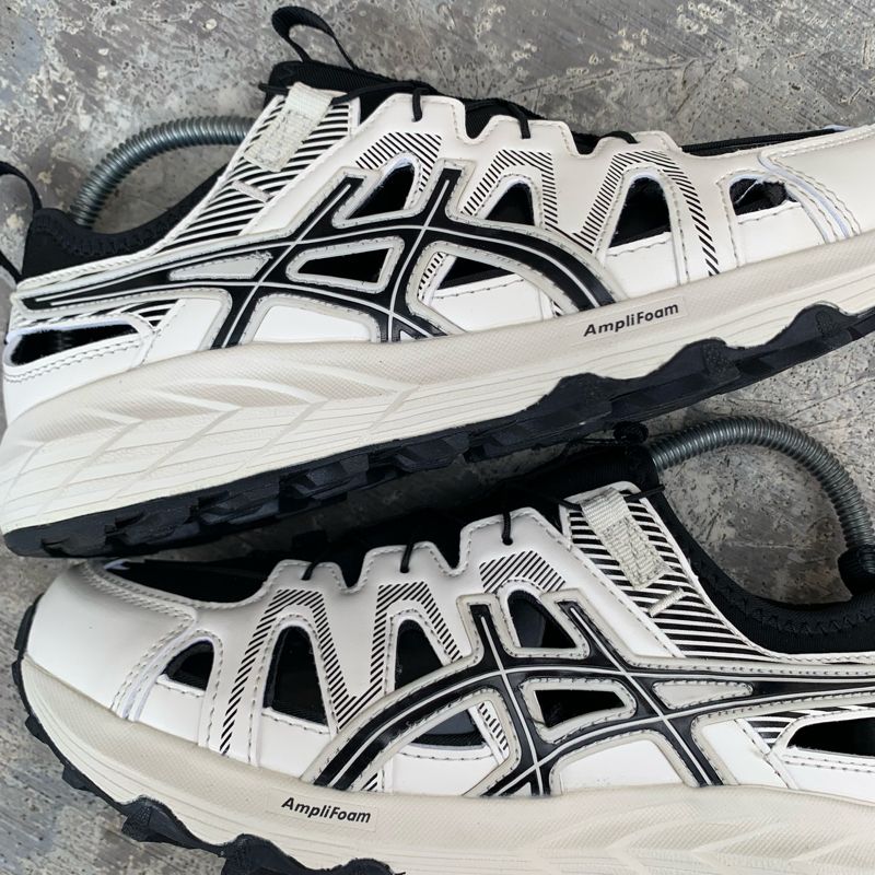Asics Casual Boots Pria white black, foto 2
