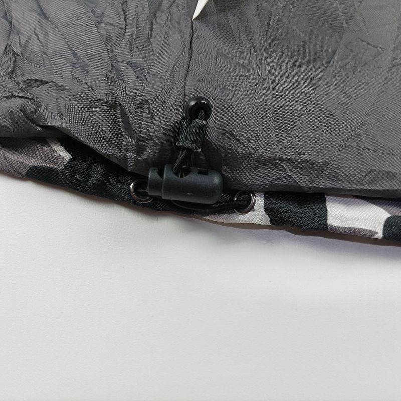 Casual Parka Pria white black, foto 3