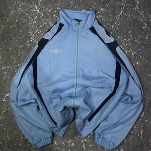 Umbro Y2K Casual Windbreaker Pria black blue