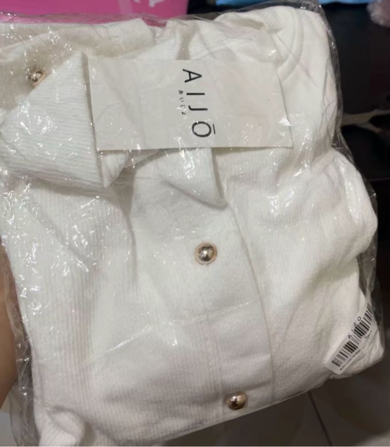 Y2K Casual Blazer Wanita white, foto 2