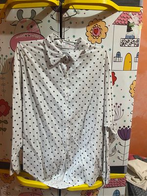 Casual Blouse Wanita white