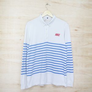 Nike Casual Fleece Pria white blue