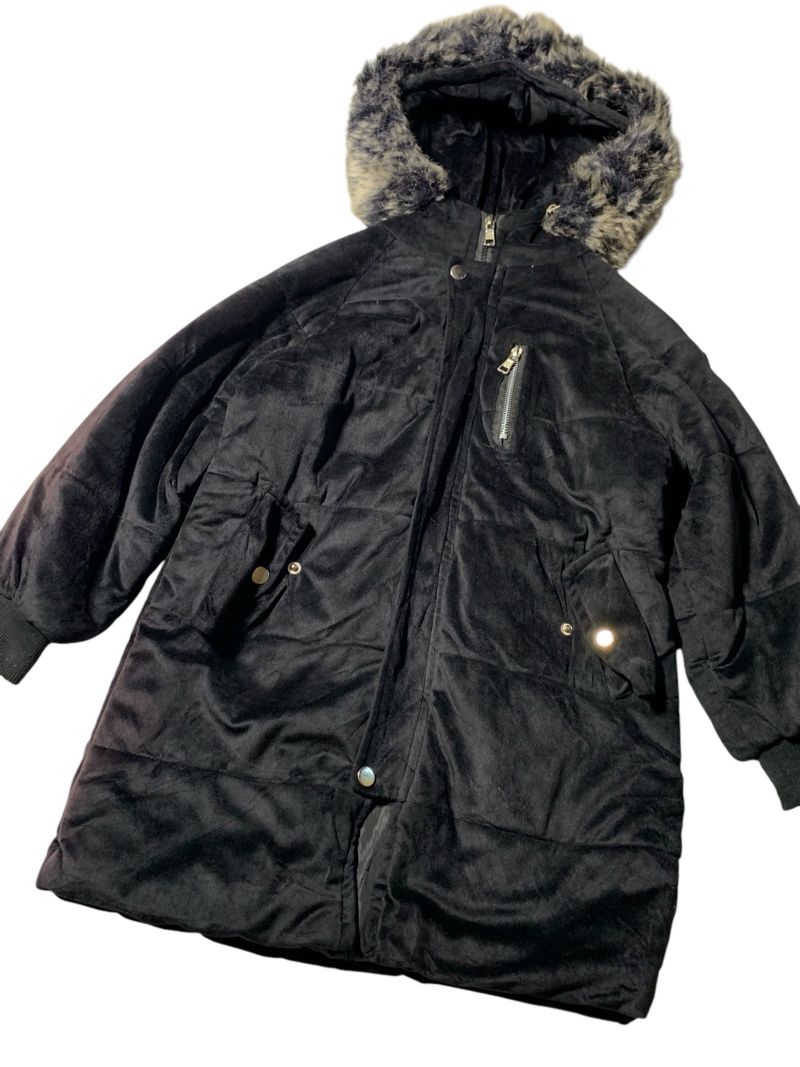 Grunge Goth Parka Wanita black, foto 3