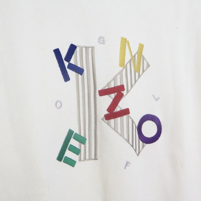 Kenzo Casual Fleece Pria white, foto 2
