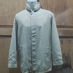 Yves Saint Laurent YSL Vintage Casual Harrington jacket Pria multicolor green
