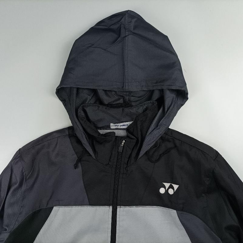 Yonex Casual Windbreaker Pria black gray, foto 6