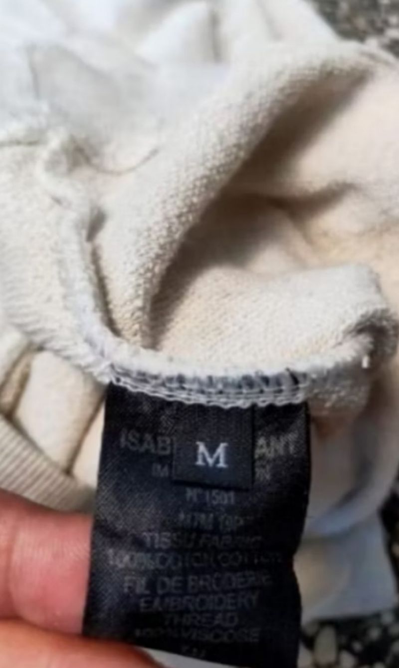 Isabel Marant Luxury Sweater Pria white gray, foto 4