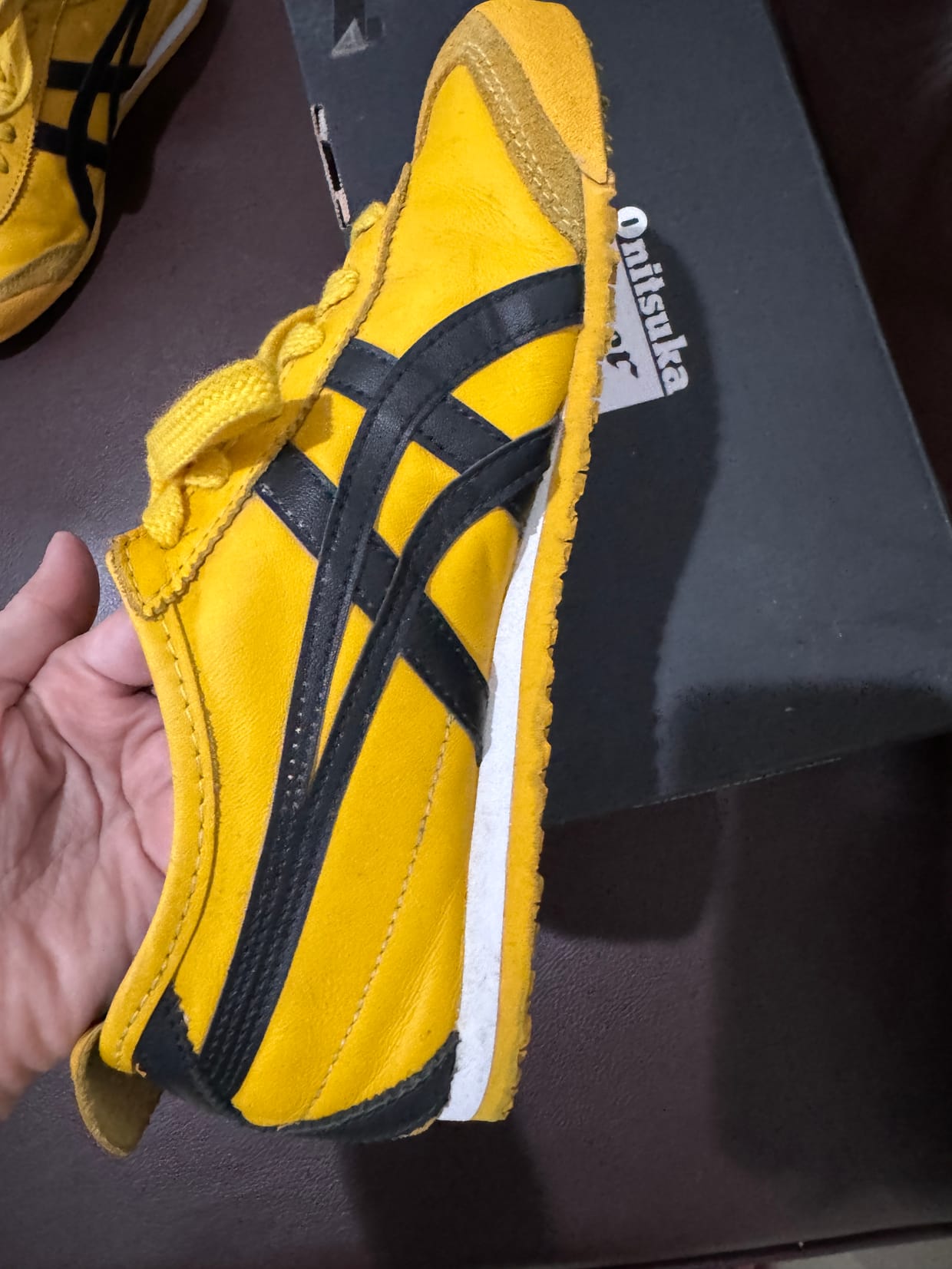 Onitsuka Tiger Casual Flat Wanita yellow, foto 4