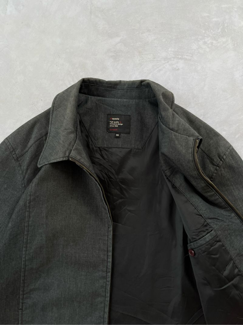 Maypole Vintage Casual Harrington jacket Pria gray, foto 4