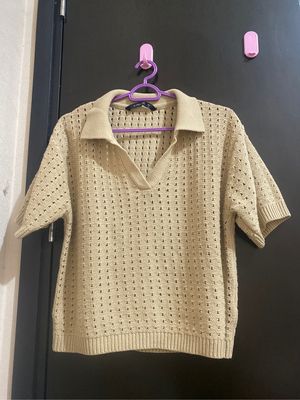 Executive Casual Blouse Wanita tan