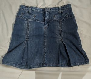 Vintage Y2K Skirt Wanita navy