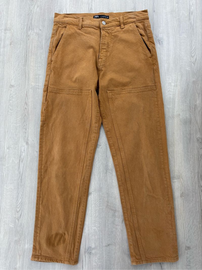 ZARA Casual Formal pants Pria brown, foto 3