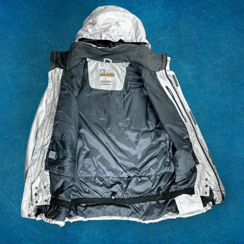 Ocean Pacific Gorpcore Windbreaker Pria white gray, foto 3