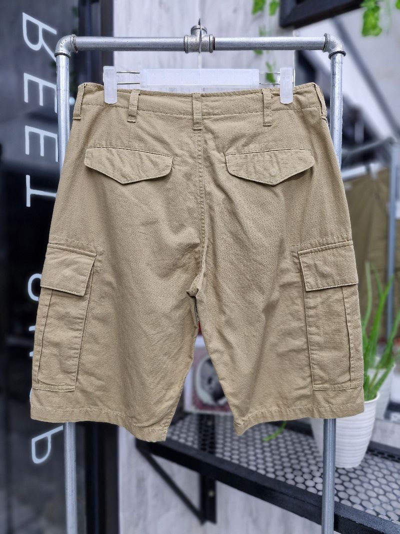Back Number Casual Short Pria tan, foto 2