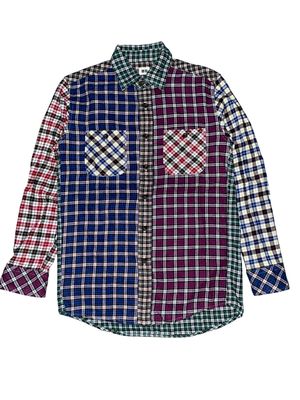 Uniqlo Casual Formal shirt Pria green blue