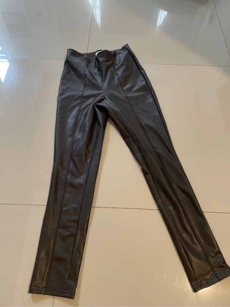 H&M Minimalist Legging Wanita brown, foto 3