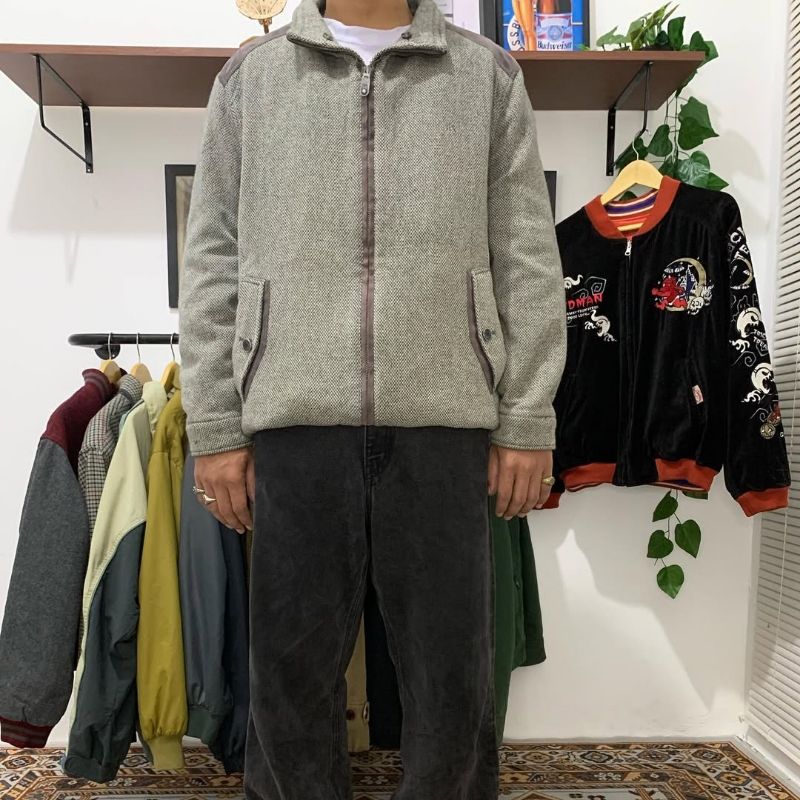 Streetwear Casual Track jacket Pria gray, foto 2