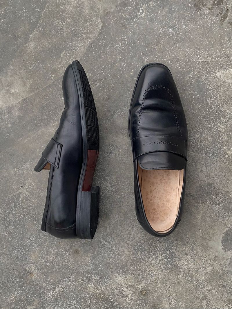 Minimalist Casual Loafer Pria black, foto 8