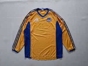 Adidas Vintage Sportswear Jersey Pria blue yellow