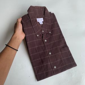 Converse Vintage Streetwear Formal shirt Pria brown