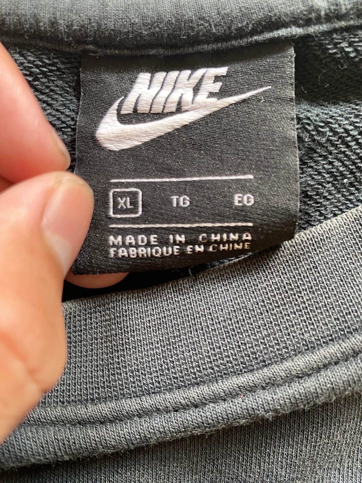 Nike Reworked Sweater Pria black, foto 4
