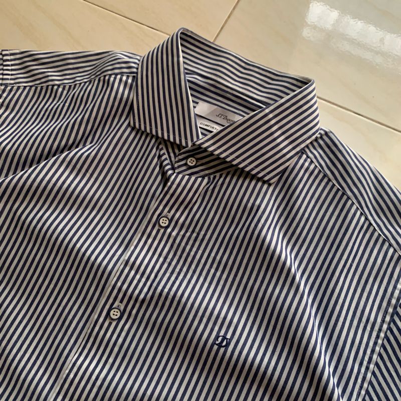 Y2K T-shirt Pria white navy, foto 2