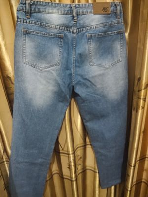 Casual Boyfriend jeans Wanita blue