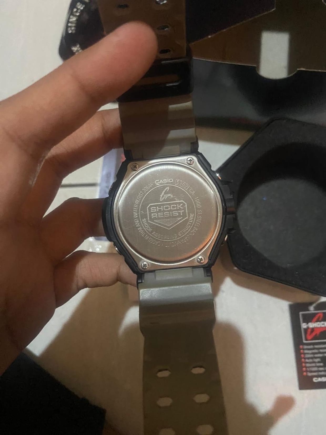 G-Shock Casual Pria black gray, foto 3